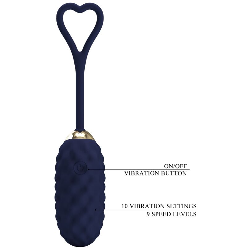 PRETTY LOVE - VIBRACE VAJÍČKO NA DÁLKOVÉ OVLÁDÁNÍ VIVIAN BLUE