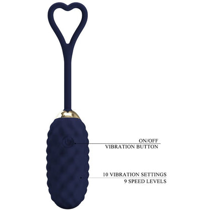 PRETTY LOVE - VIBRACE VAJÍČKO NA DÁLKOVÉ OVLÁDÁNÍ VIVIAN BLUE
