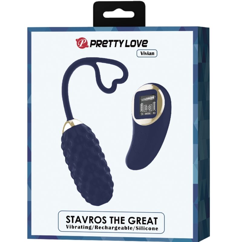 PRETTY LOVE - VIBRACE VAJÍČKO NA DÁLKOVÉ OVLÁDÁNÍ VIVIAN BLUE