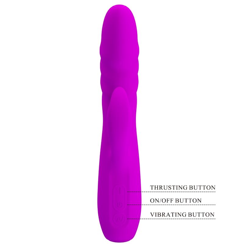 PRETTY LOVE - MELANIE PURPLE DOBÍJECÍ VIBRÁTOR RABBIT
