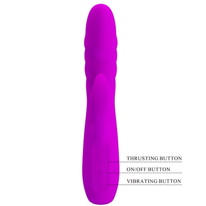 PRETTY LOVE - MELANIE PURPLE DOBÍJECÍ VIBRÁTOR RABBIT