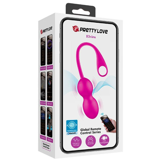 PRETTY LOVE - ELVIRA PINK DOBÍJECÍ VIBRAČNÍ KULIČKY