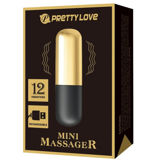 PRETTY LOVE - ZLATÝ DOBÍJECÍ VIBRÁTOR BULLET