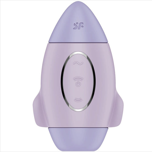 SATISFYER - MALÝ DVOJITÝ IMPULZNÍ VIBRÁTOR MISSION CONTROL LILAC