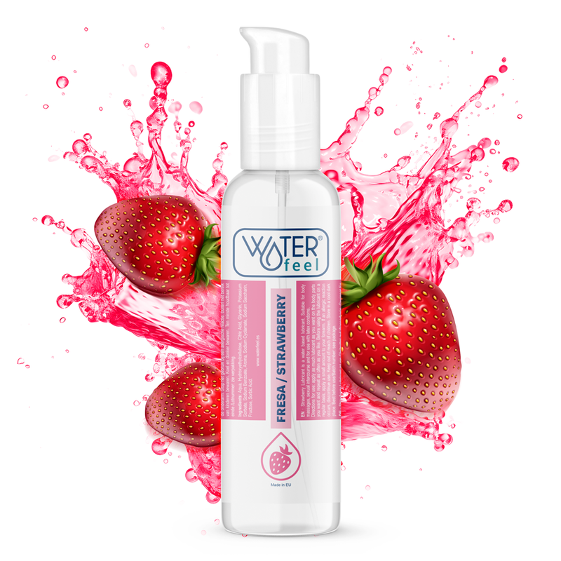 WATERFEEL - LUBRIKANT NA VODNÍ BÁZI S VÝŽIVOU JAHODA 175 ML