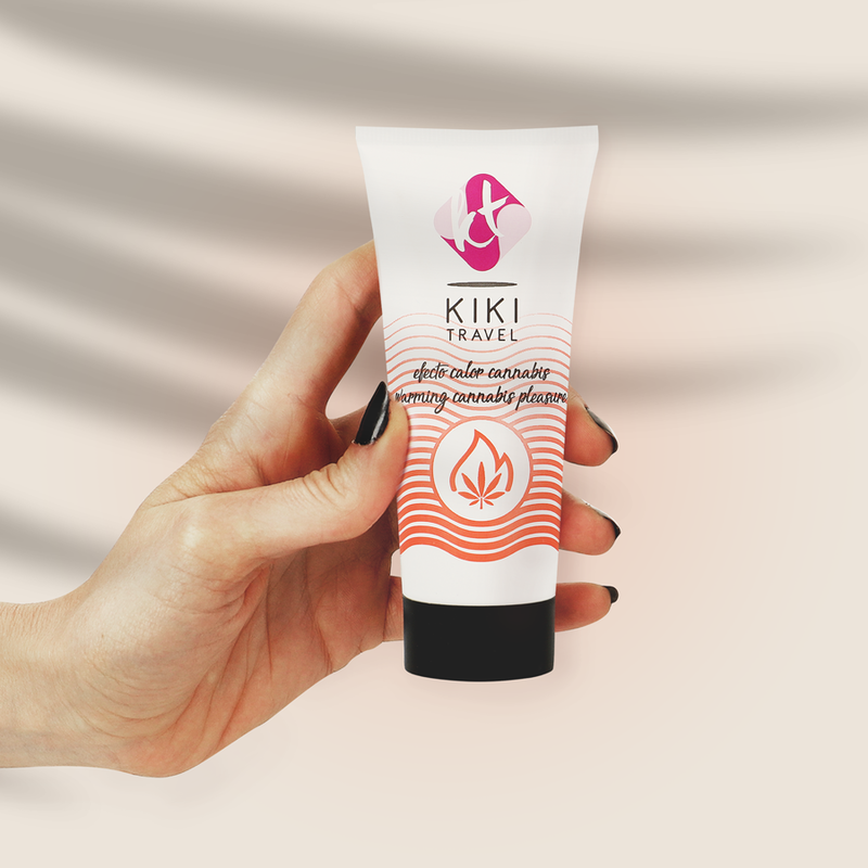 KIKÍ TRAVEL - LUBRIKANT S HORKÝM ÚČINEM CANNABIS 50 ML