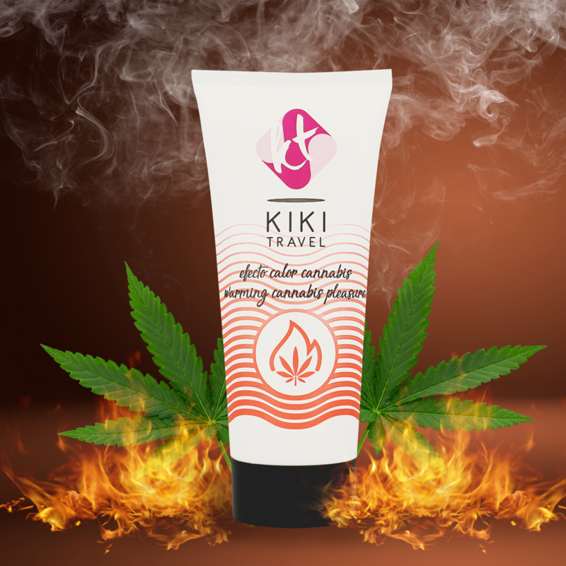 KIKÍ TRAVEL - LUBRIKANT S HORKÝM ÚČINEM CANNABIS 50 ML