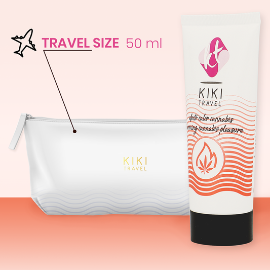 KIKÍ TRAVEL - LUBRIKANT S HORKÝM ÚČINEM CANNABIS 50 ML