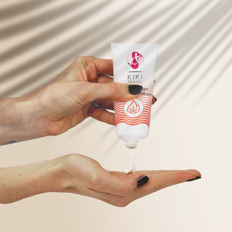 KIKÍ TRAVEL - LUBRIKANT S HORKÝM ÚČINEM CANNABIS 50 ML
