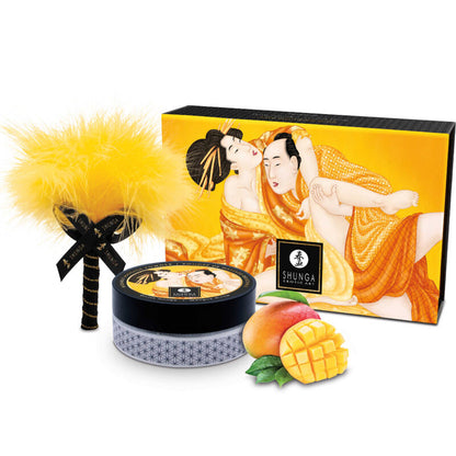 SHUNGA - SADA JEDLÉHO MASÁŽNÍHO PRÁŠKU MANGO