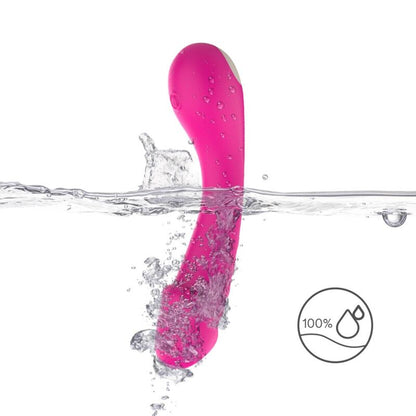 ARMONY - SILIKONOVÝ VIBRAČNÍ DILDO S G-BODEM, FUCHSIOVÝ