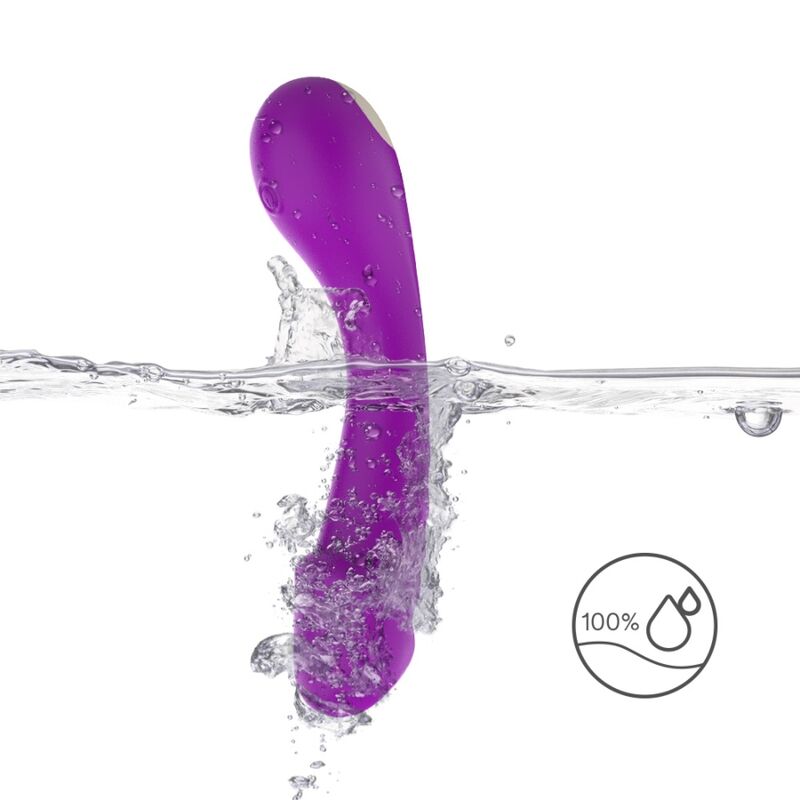 ARMONY - SILIKONOVÝ VIBRAČNÍ DILDO S G-BODEM, FIALOVÝ