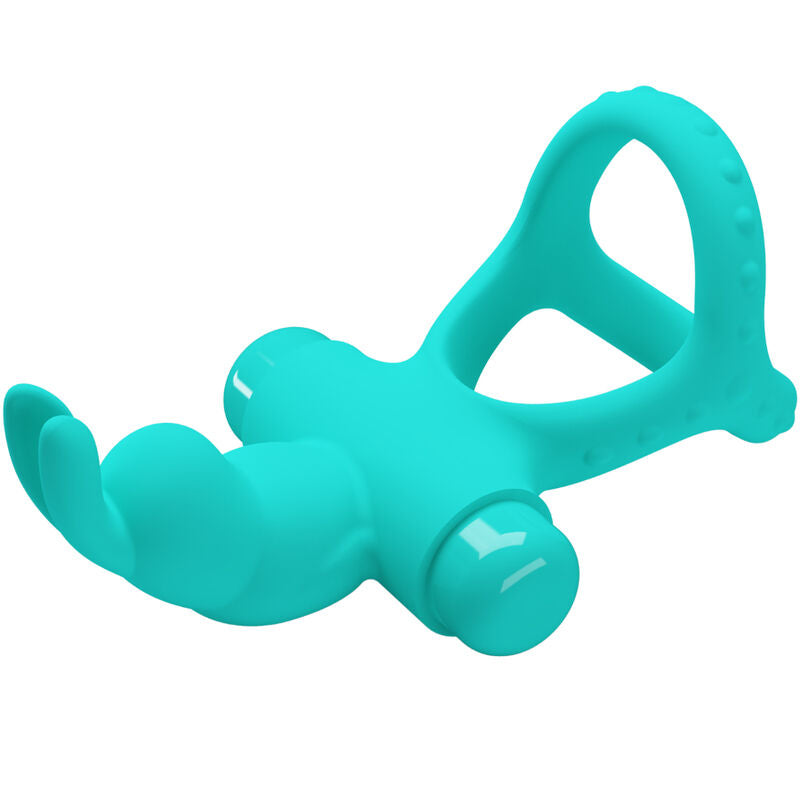 PRETTY LOVE - VIBRAČNÍ KROUŽEK FIGGY GREEN RABBIT