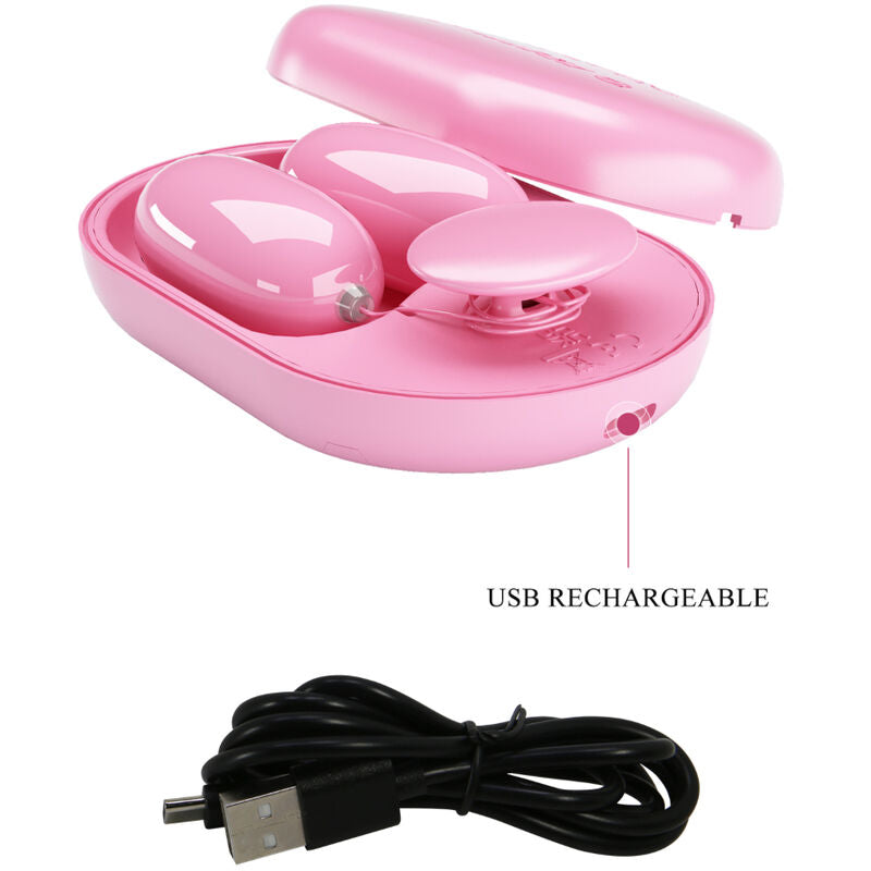 PRETTY LOVE - RŮŽOVÁ VIBROVACÍ KULKA FUN BOX