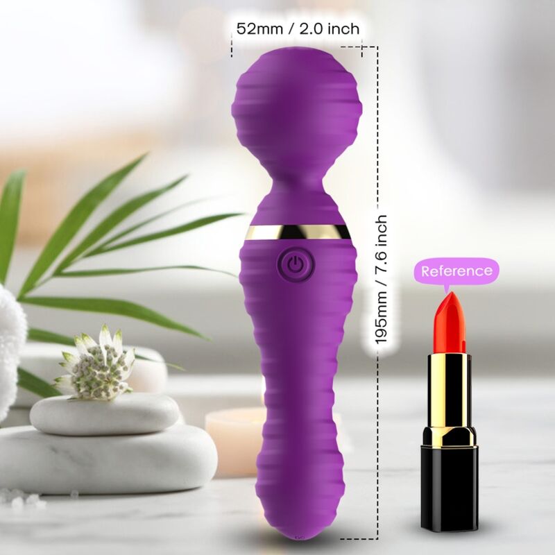 ARMONY - MASÁŽNÍ A VIBRÁTOR FREEDO MALÝ FIALOVÝ