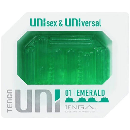TENGA - UNI EMERALD MASTURBATOR NÁPRSTEK