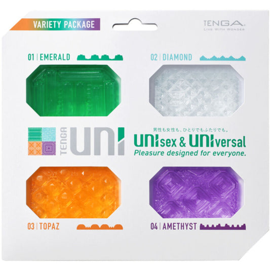 TENGA - UNI VARIETY MASTURBÁTOR NÁPRSTKY SADA 4 KS