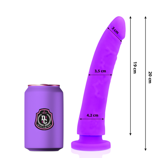 DELTA CLUB - HRAČKY ŠEŘÍKOVÉ DILDO Z LÉKAŘSKÉHO SILIKONU 20 CM -O- 4 CM