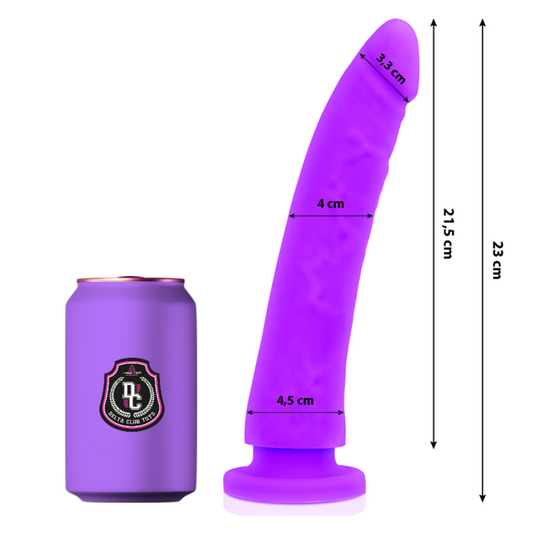 DELTA CLUB - HRAČKY ŠEŘÍKOVÉ DILDO Z LÉKAŘSKÉHO SILIKONU 23 CM -O- 4,5 CM