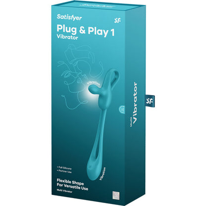 SATISFYER - PLUG &amp; PLAY 1 FLEXIBILNÍ MULTIVIBRÁTOR