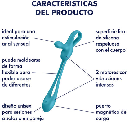 SATISFYER - PLUG &amp; PLAY 1 FLEXIBILNÍ MULTIVIBRÁTOR