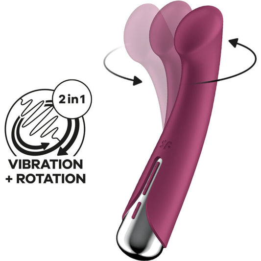 SATISFYER - ROTAČNÍ VIBRÁTOR G-SPORT 1 ČERVENÝ