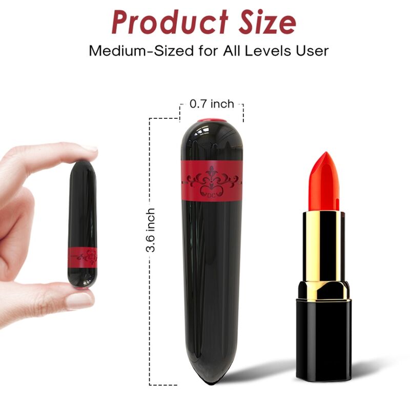 ARMONY - ROCKET VIBRATOR BULLET DÁLKOVÝ OVLÁDAČ ČERNÝ