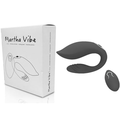 ARMONY - MARTHA VIBRÁTOR PRO PÁRY ČERNÝ S DÁLKOVÝM OVLÁDÁNÍM