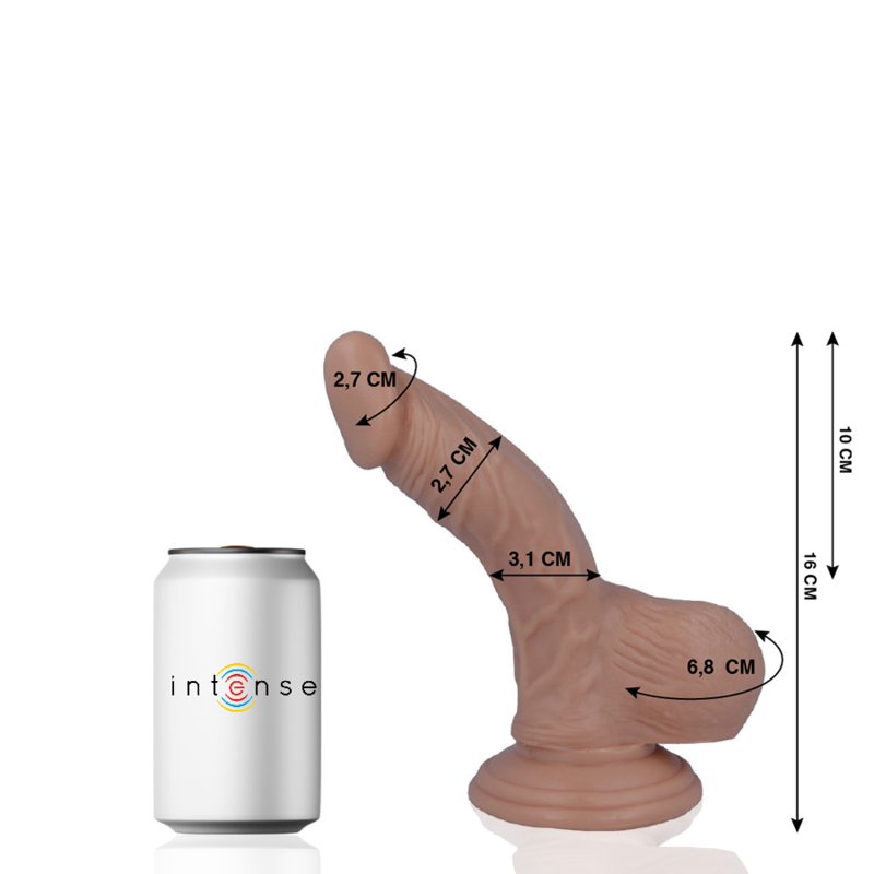 MR INTENSE - 2 REALISTICKÉ KOHOUTY 16 CM -O- 2,7 CM