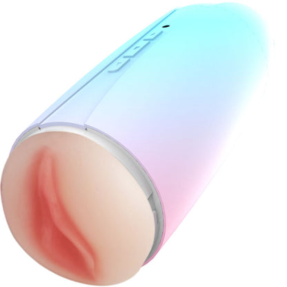 ARMONY - DVOJITÝ VIBRAČNÍ A MASTURBÁTOR DO VAGÍNY A ÚST RAINBOW