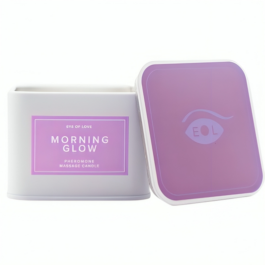 MASÁŽNÍ SVÍČKA EYE OF LOVE - MORNING GLOW PRO ŽENY 150 ML