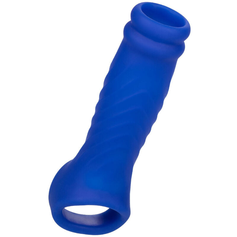 CALEXOTICS - ADMIRAL WAVE TEKUTÝ SILIKONOVÝ NÁVLEK NA PENIS, MODRÝ