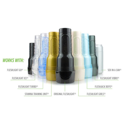 Fleshlight - Go Masturbador Torque Ice + Univerzální spouštěcí gel + Lubrikant Aqua Quality 50 ml