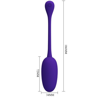 PRETTY LOVE - KNUCKER PURPLE DOBÍJECÍ VIBRAČNÍ VAJÍČKO