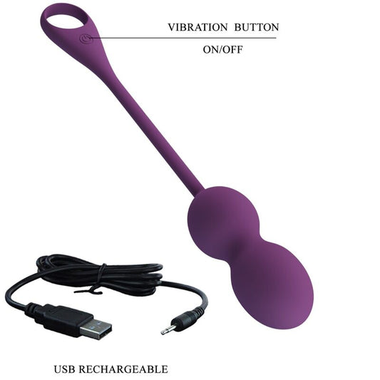 PRETTY LOVE - ELVIRA KEGEL BALLS APLIKACE DÁLKOVÉ OVLÁDÁNÍ FIALOVÉ
