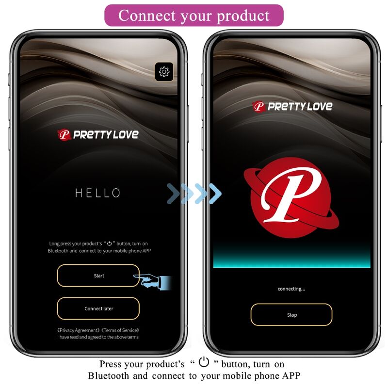 PRETTY LOVE - BILLY VIBRACE DÁLKOVÝ OVLÁDAČ FIALOVÁ BEZPLATNÁ APLIKACE