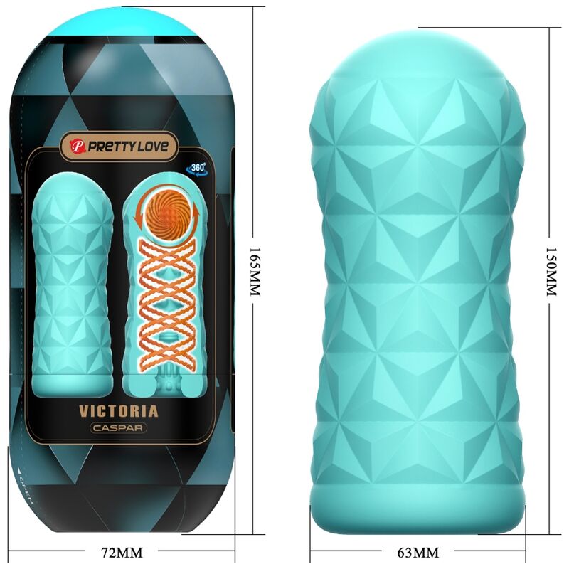 Krásná láska - masturbátor Victoria Caspar Aqua Green