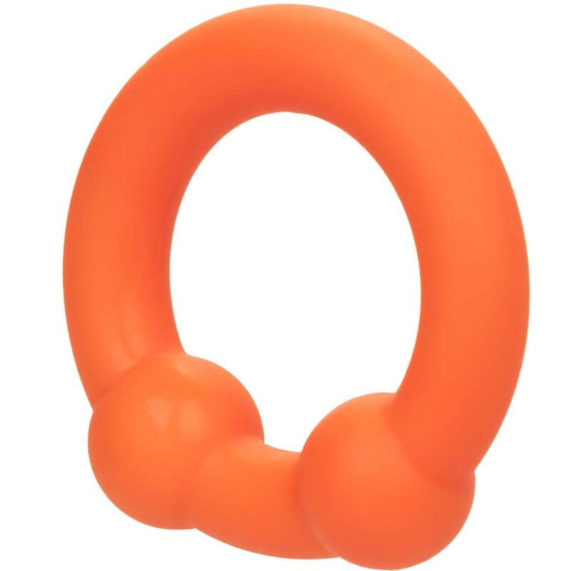 CALEXOTICS - ALPHA DVOJITÝ KULIČKOVÝ KROUŽEK ORANŽOVÝ