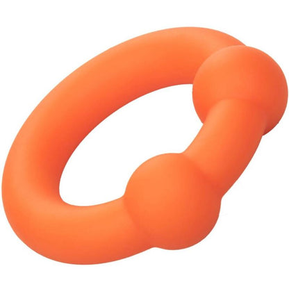 CALEXOTICS - ALPHA DVOJITÝ KULIČKOVÝ KROUŽEK ORANŽOVÝ