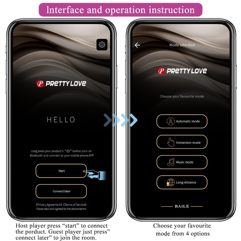 PRETTY LOVE - AUGUST REMOTE GLOBAL DVOJITÝ POTĚŠÍCÍ VIBRÁTOR