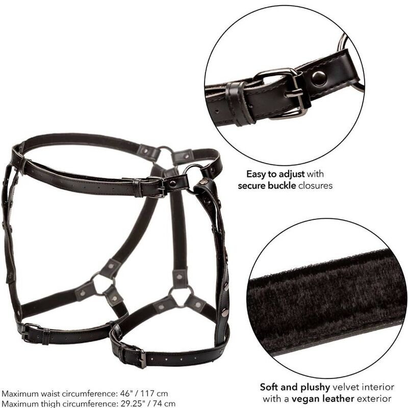 CALEXOTICS - JEZDECKÝ STEHENNÍ POSTROJ EUPHORIA PRO VELKÉ VELIKOSTI