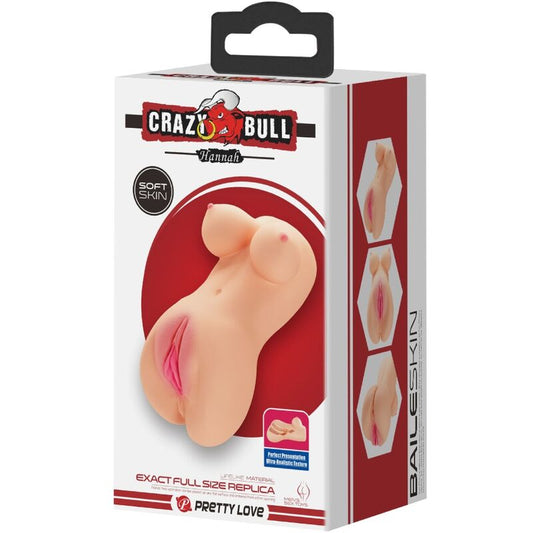 CRAZY BULL - REALISTICKÝ VIBRÁTOR HANNAH NA VAGÍNU A ANÁL