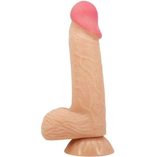 PRETTY LOVE - POSUVNÉ REALISTICKÉ DILDO ŘADY SLIDING SKIN S PŘÍSAVKOU NA KŮŽI 20,6 CM