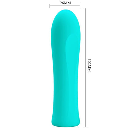 PRETTY LOVE - ALFREDA SUPER POWER VIBRÁTOR AQUA GREEN
