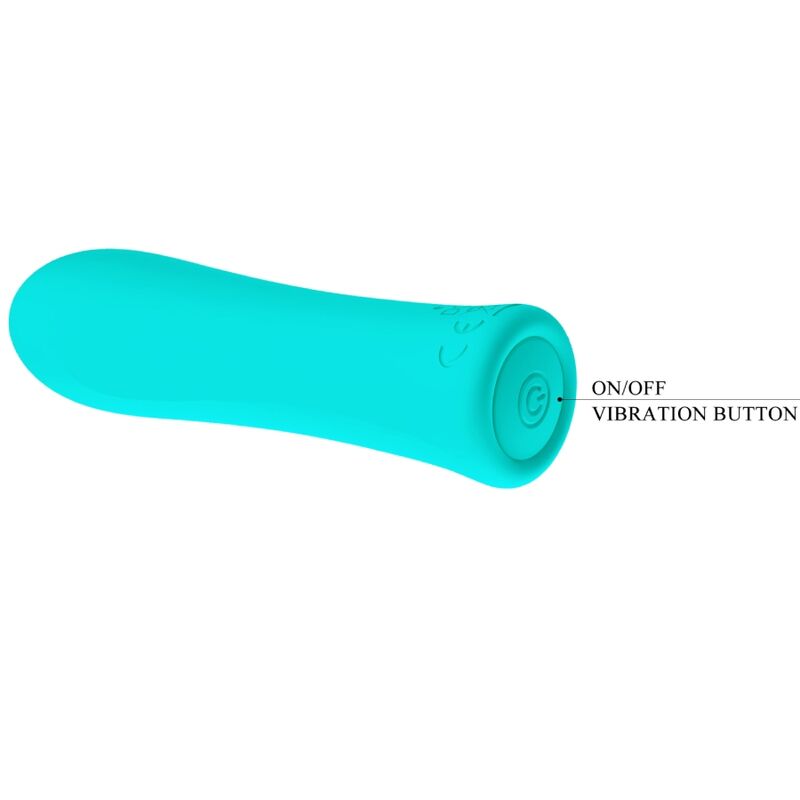 PRETTY LOVE - ALFREDA SUPER POWER VIBRÁTOR AQUA GREEN