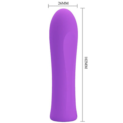 PRETTY LOVE - ALFREDA SUPER POWER VIBRÁTOR AQUA PURPLE