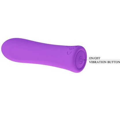 PRETTY LOVE - ALFREDA SUPER POWER VIBRÁTOR AQUA PURPLE