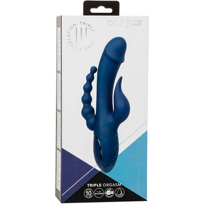CALEXOTICS - VIBRÁTOR TROJITÝ ORGASMUS MODRÝ