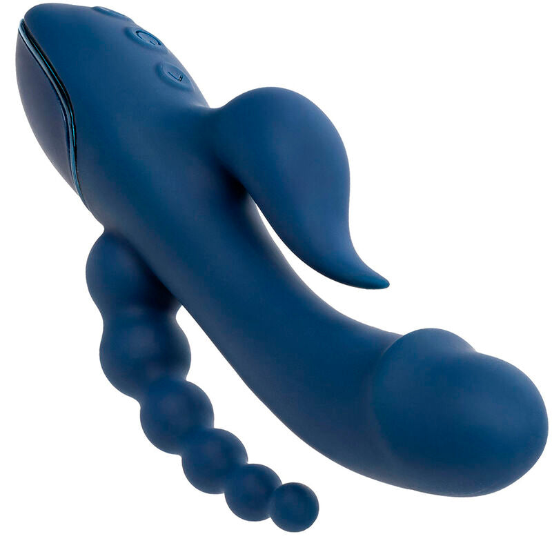 CALEXOTICS - VIBRÁTOR TROJITÝ ORGASMUS MODRÝ