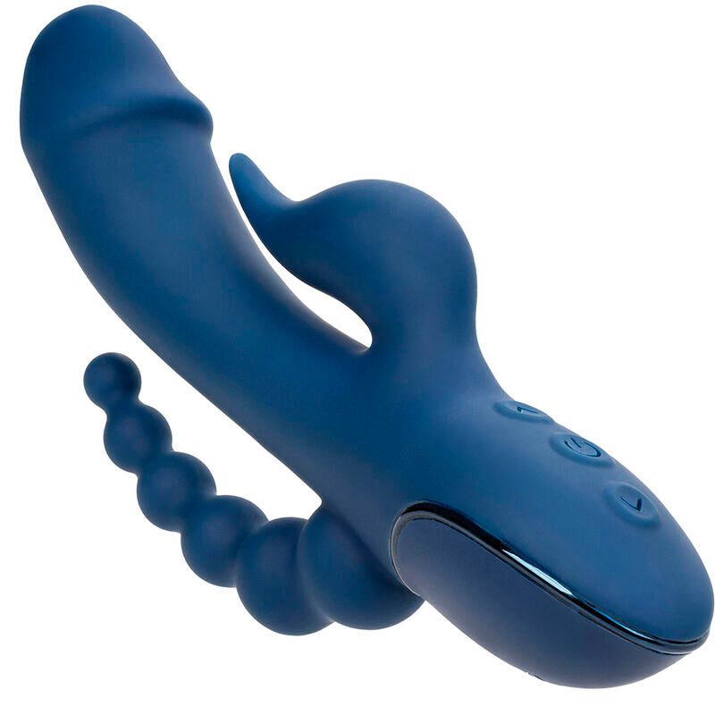 CALEXOTICS - VIBRÁTOR TROJITÝ ORGASMUS MODRÝ
